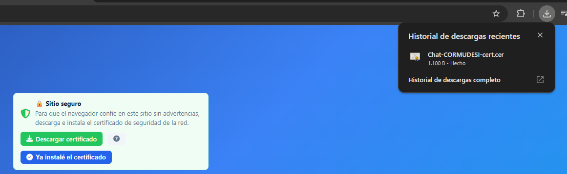 Paso 1: Descargar certificado
