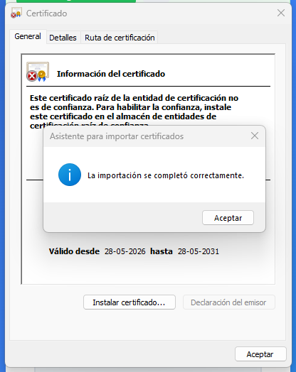 Paso 9: Importación correcta